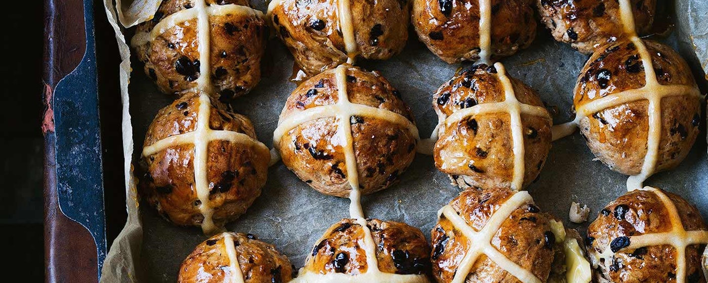 1804 dairy and egg free hot cross buns