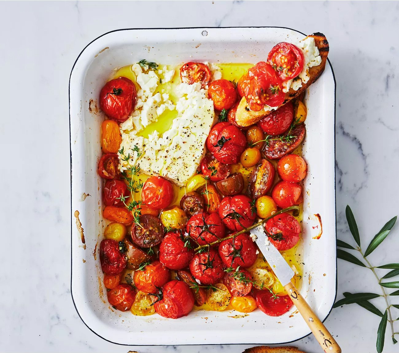 2105 roasted feta tomatoes