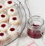 Almond Cookies with raspberry jam 874707846