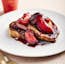 French toast with spiced plums