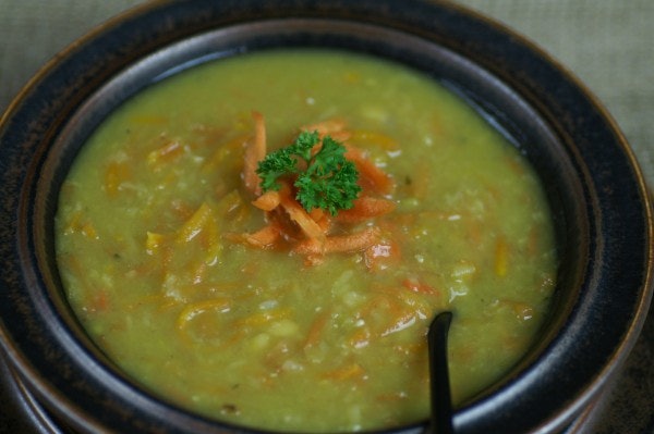 hearty carrot ginger soup