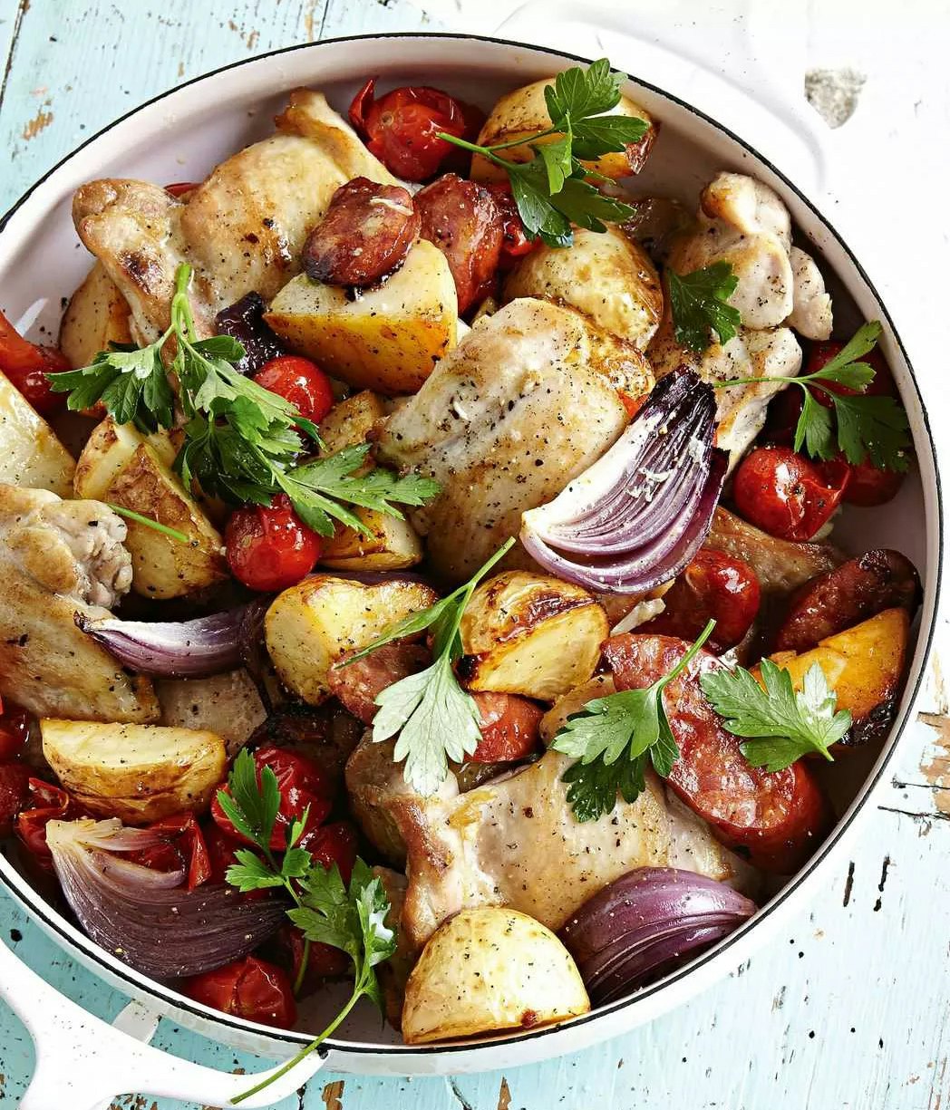 One-Pan Baked Chicken & Chorizo | SuperValue