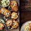 Red Curry Ling Fritters With Mint Pineapple Salsa