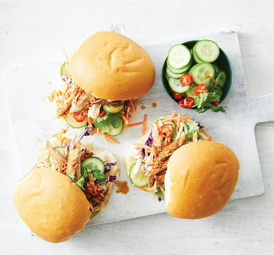 Slow Cooker Pulled Pork Rolls v2