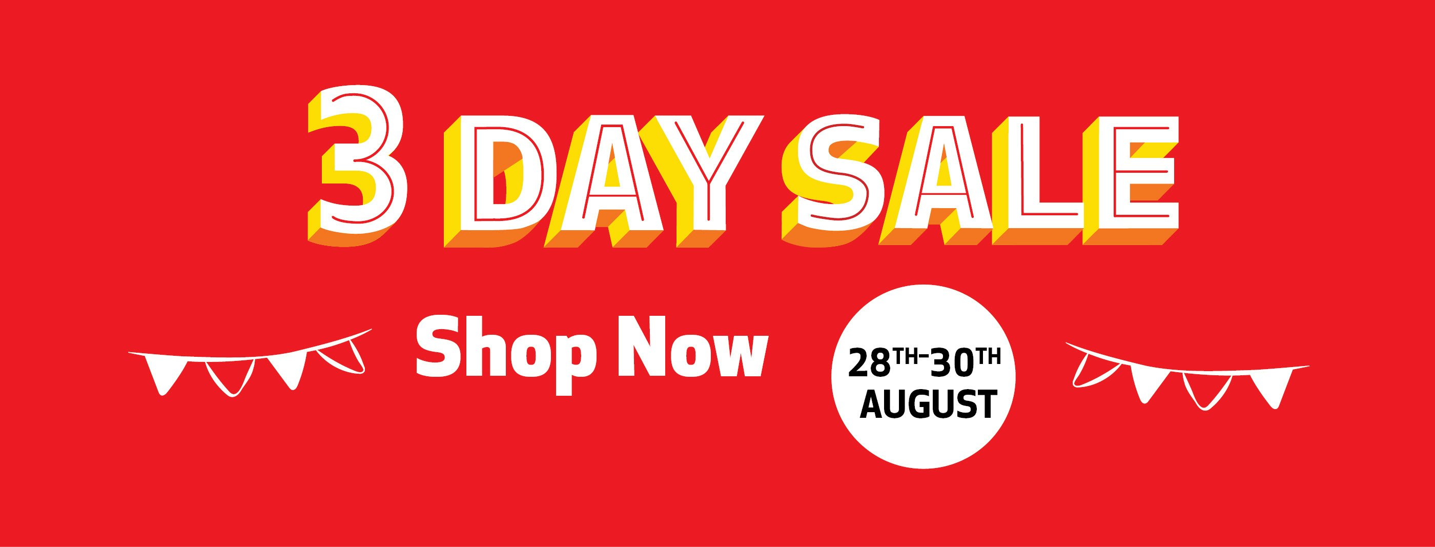 WDL 11554 SV 3 Day Sale Web Sliders FA