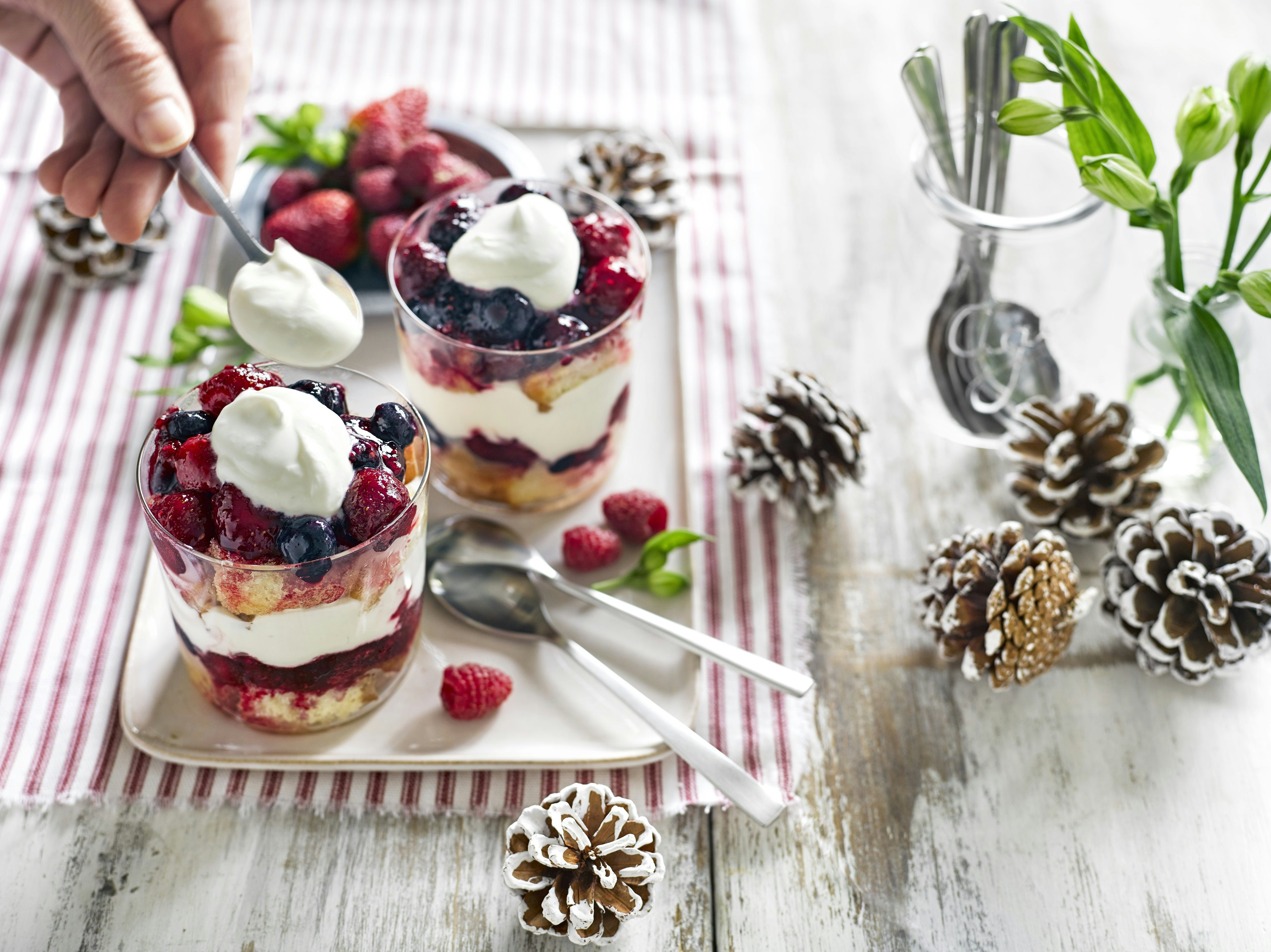 Festive Berry Trifle