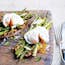 Grilled Aspargus Poached Egg Toast